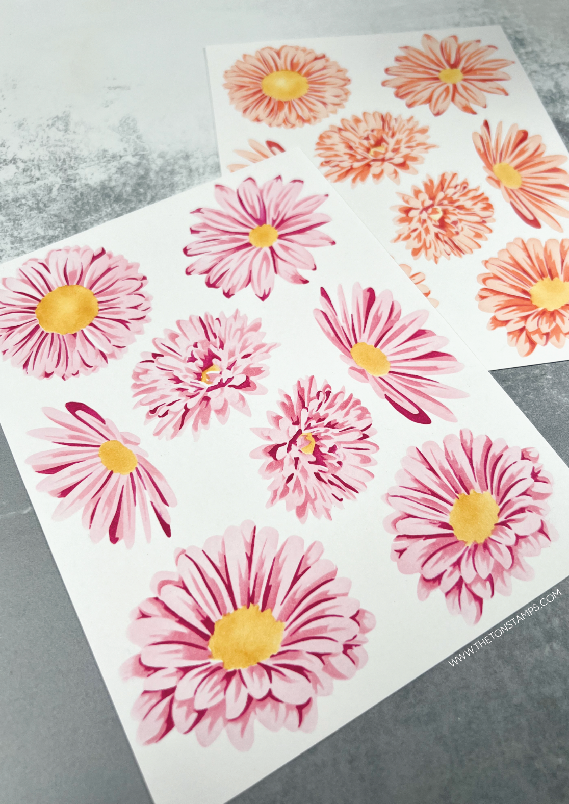 Daisies Unlocked Layering Stencils