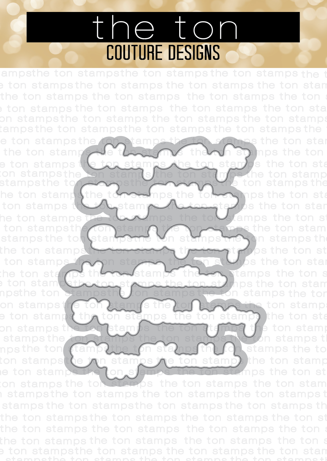 Script Holiday Notes Coordinating Die