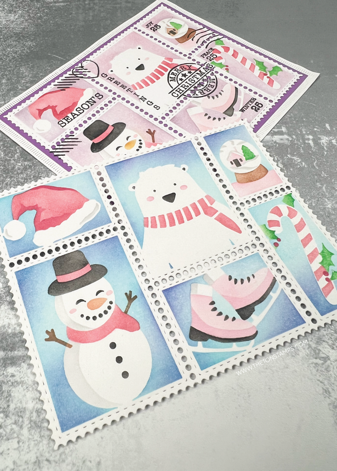 Postage: Bear Layering Stencils