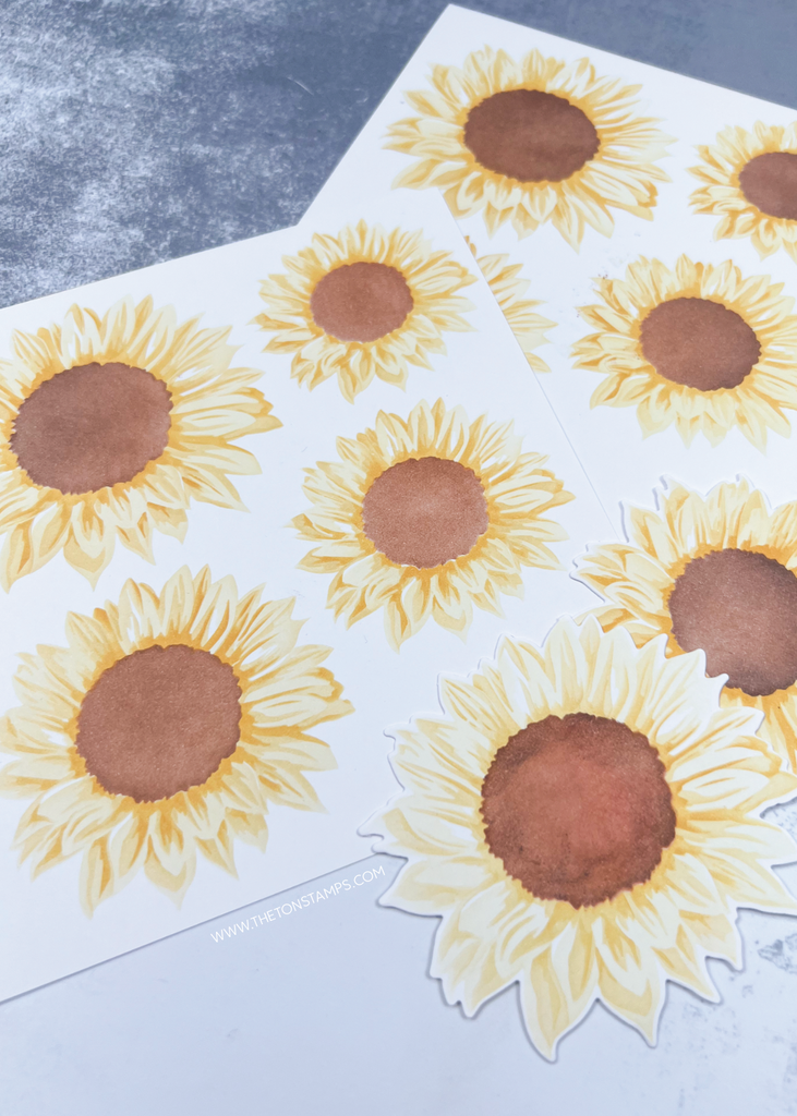 Sunflowers Unlocked Layering Stencils