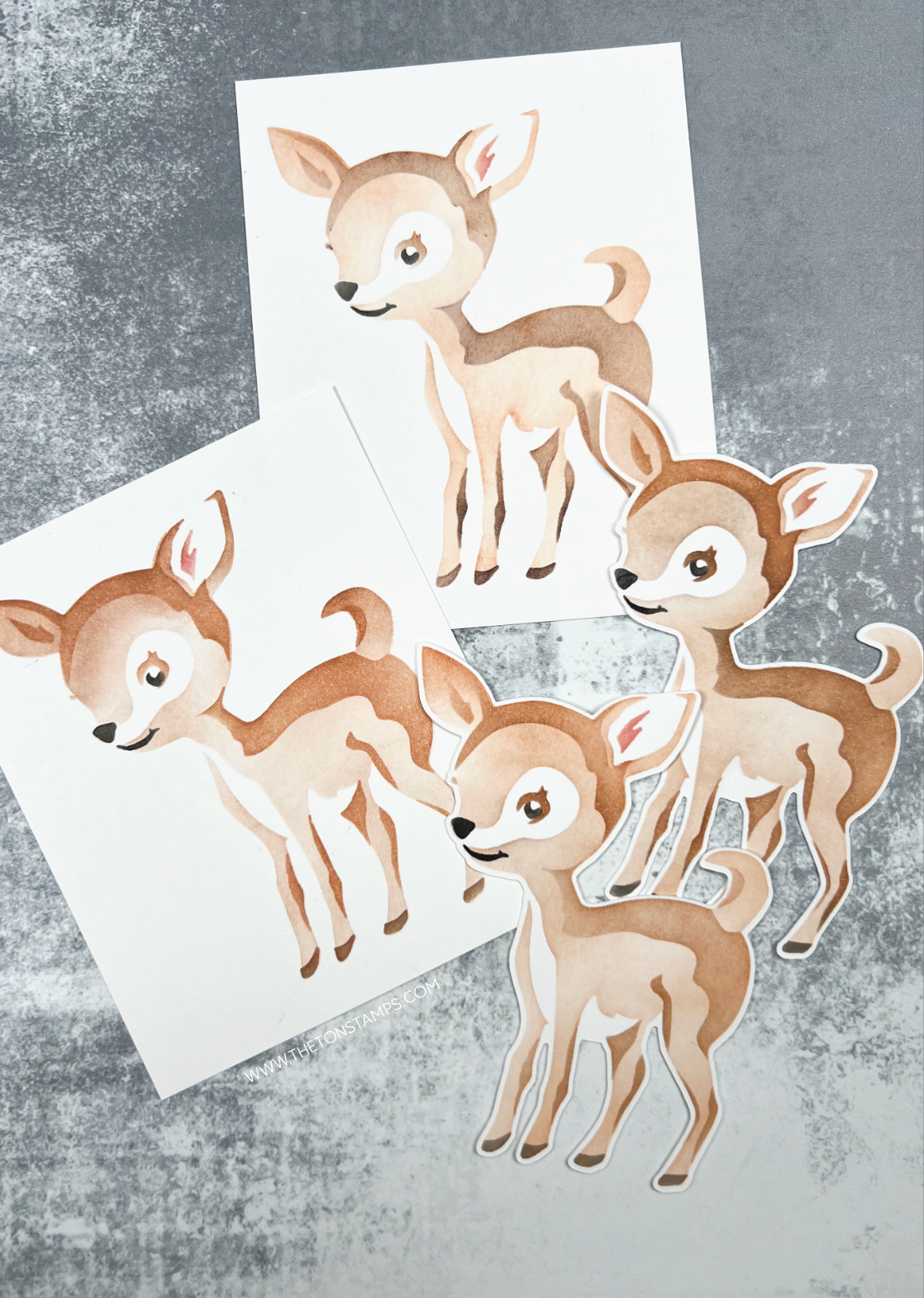 Vintage Deer Layering Stencils