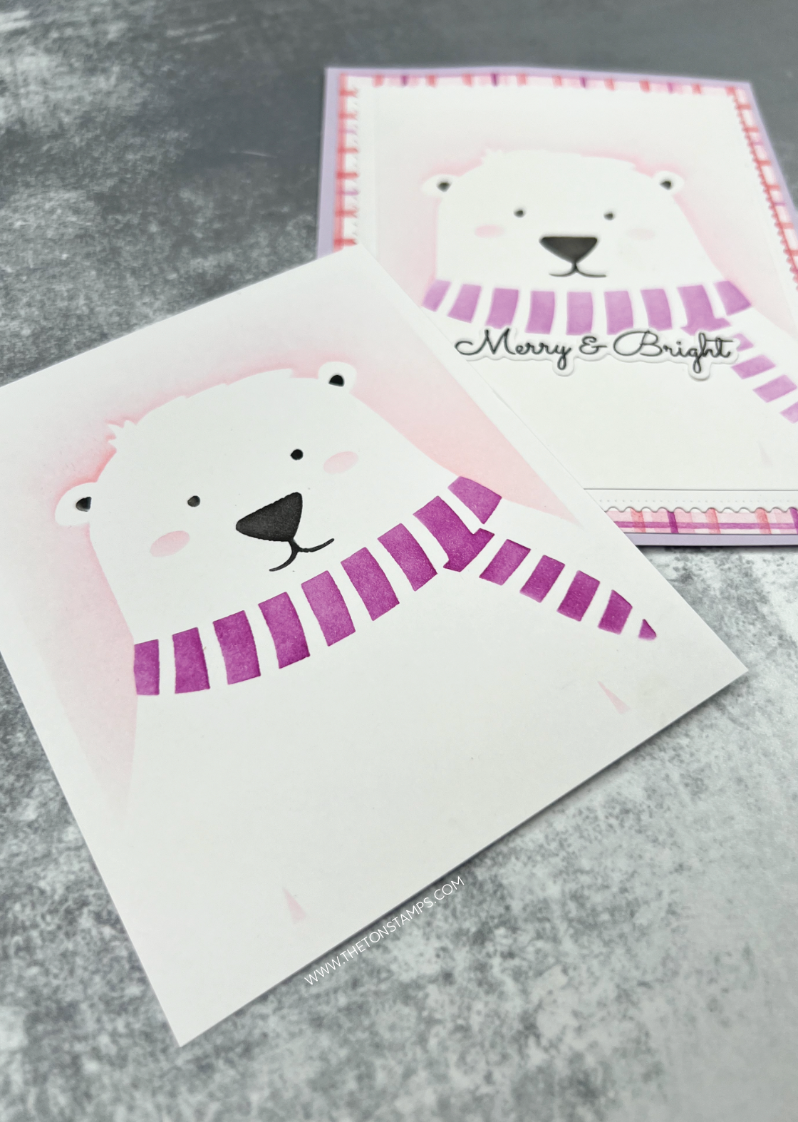 Winter Bear Layering Stencils