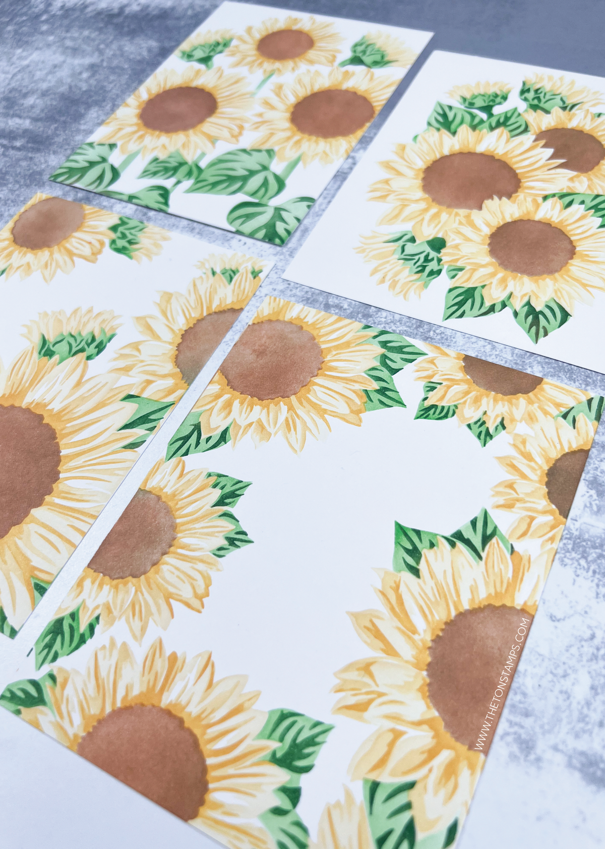 Sunflower Party Large Stencils