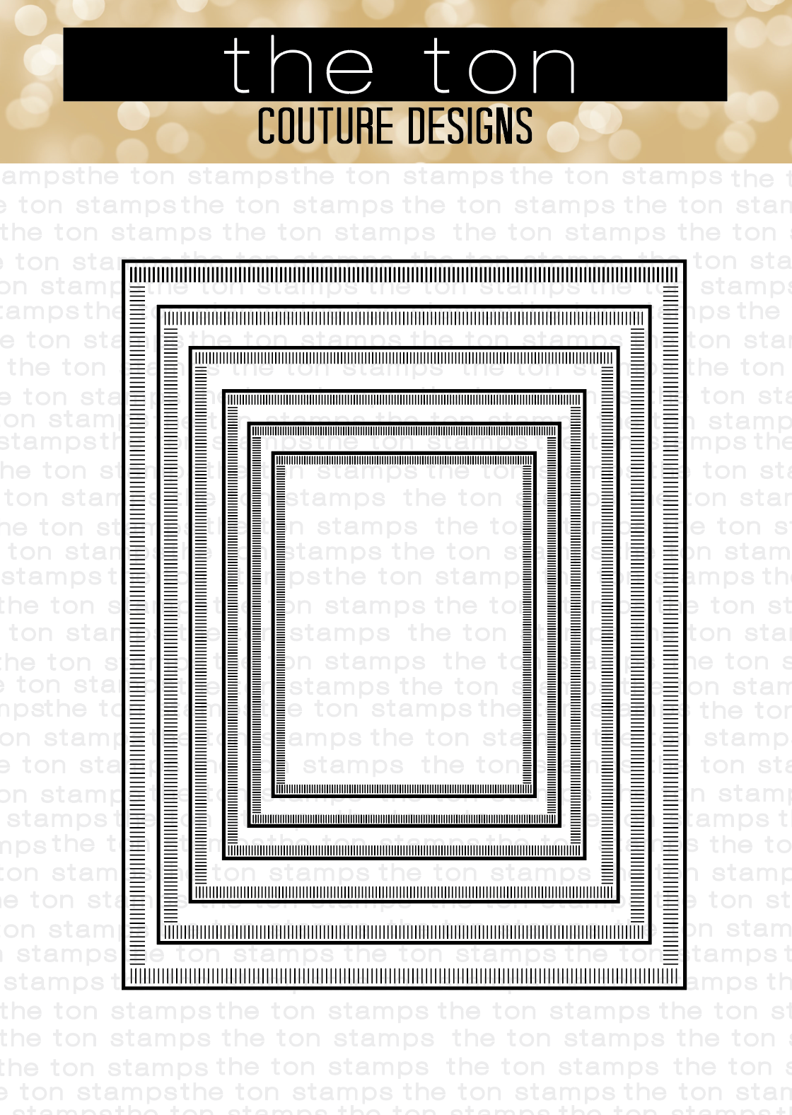Striped Edge Nested Dies