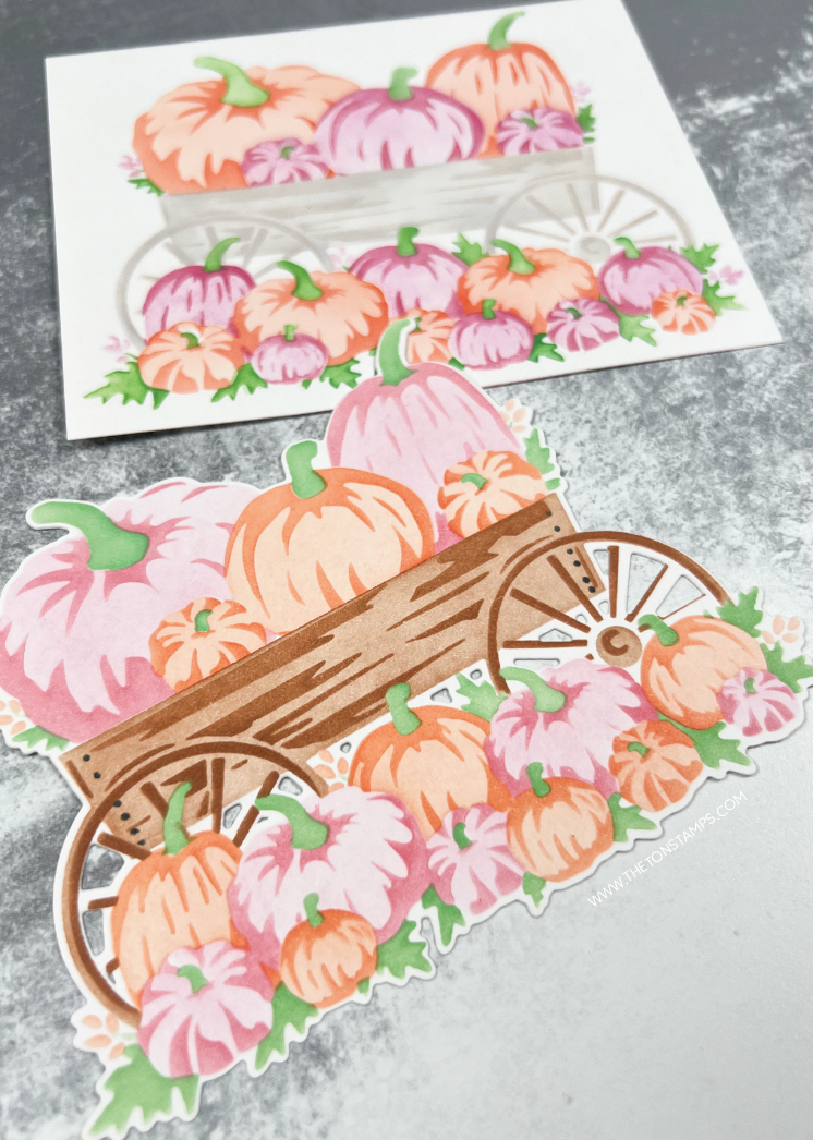 Pumpkin Wagon Layering Stencils