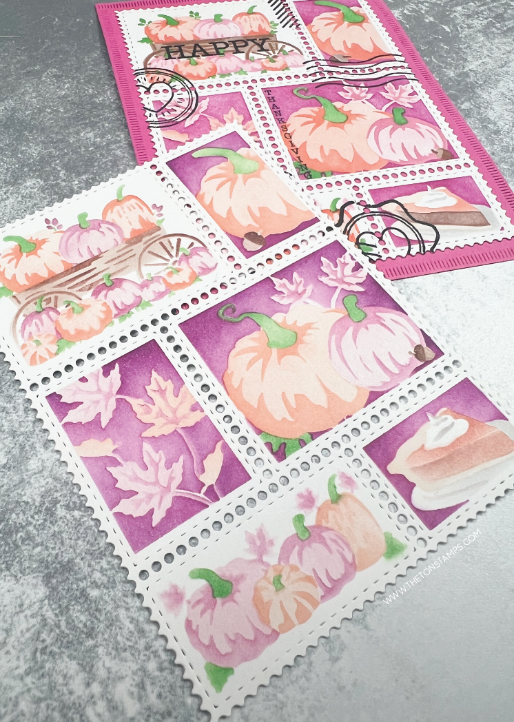 Postage: Autumn Layering Stencils