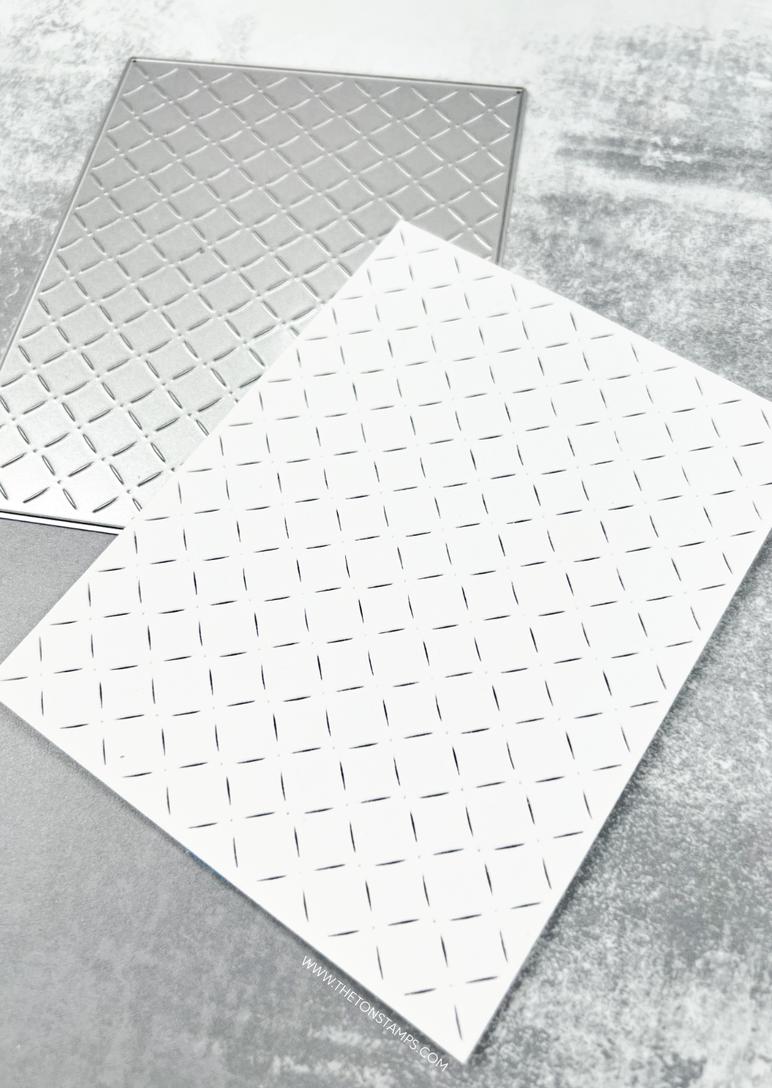 Diamond Quilted A2 Coverplate Die