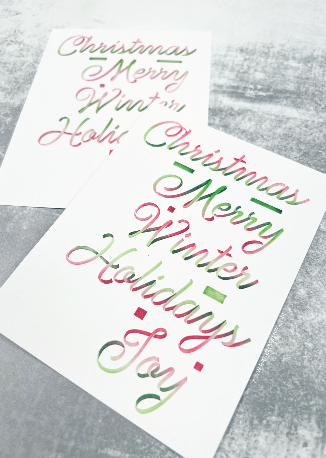 Ribbons Holiday Layering Stencils