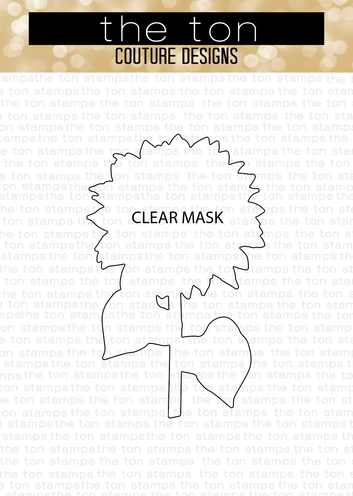 Single Sunflower Acetate Mask