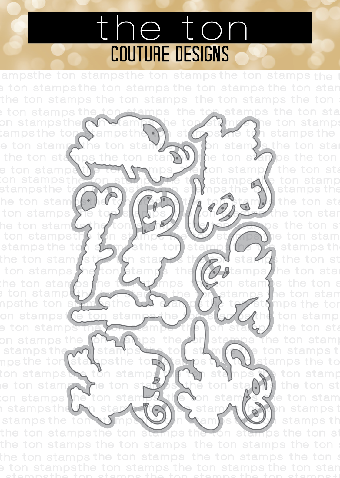 Fancy Script Coordinating Dies