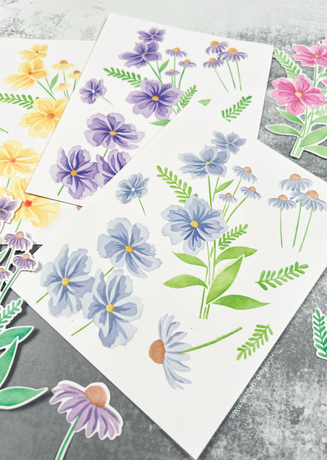 Wildflower Bouquet Builder Stencils