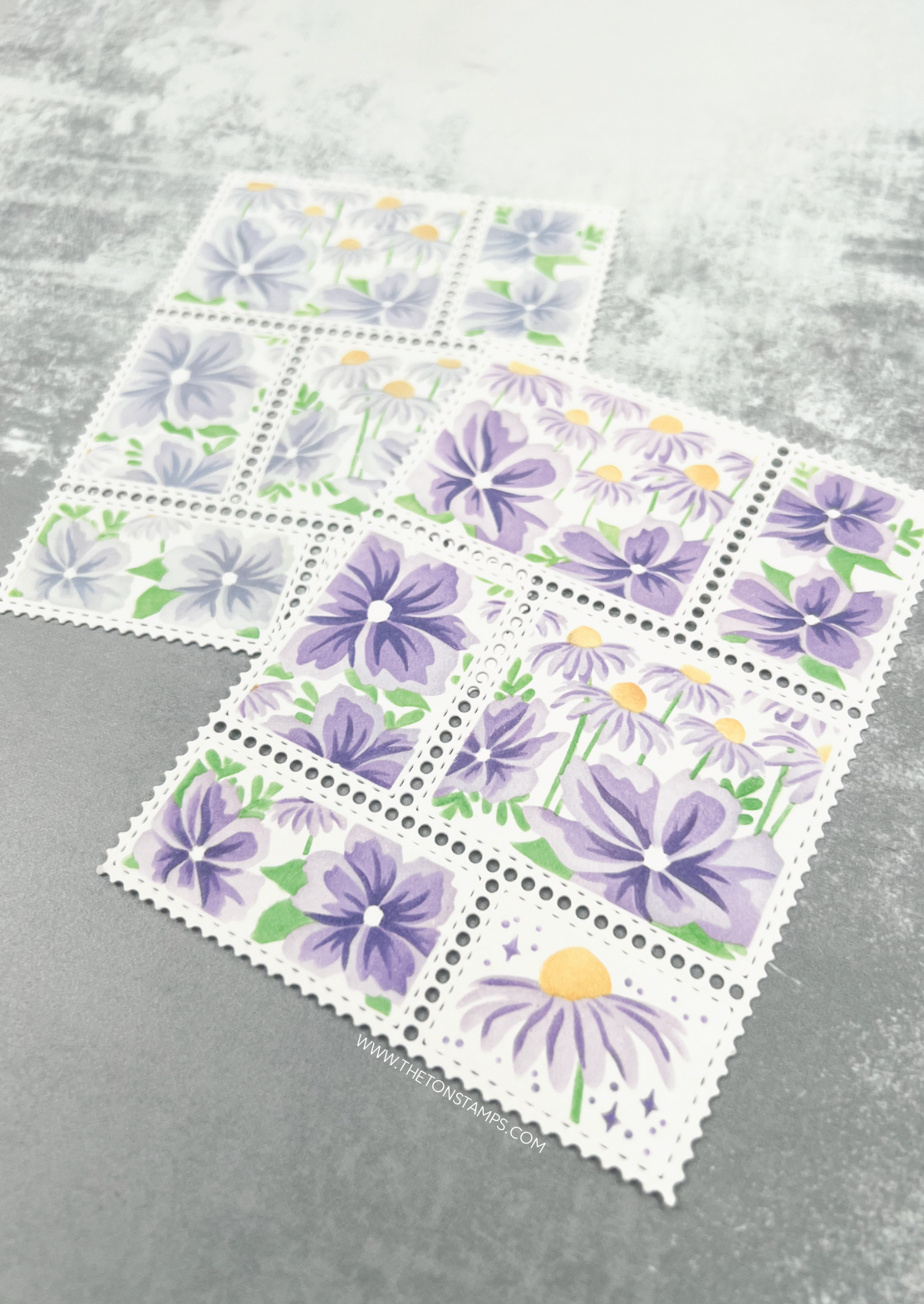 Postage: Cosmos Layering Stencils