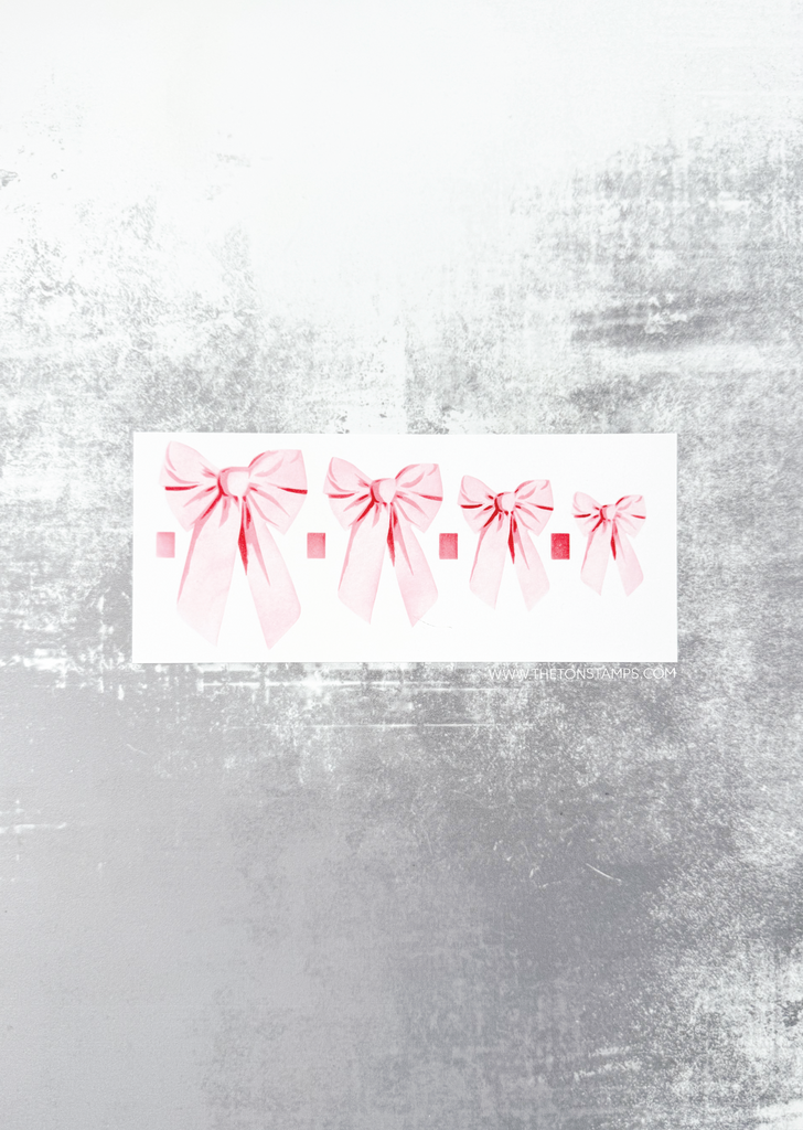 Christmas Bows Layering Stencils