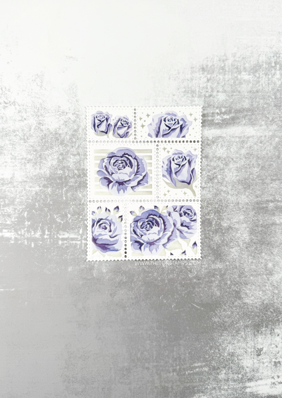 Postage: Rose Garden Layering Stencils