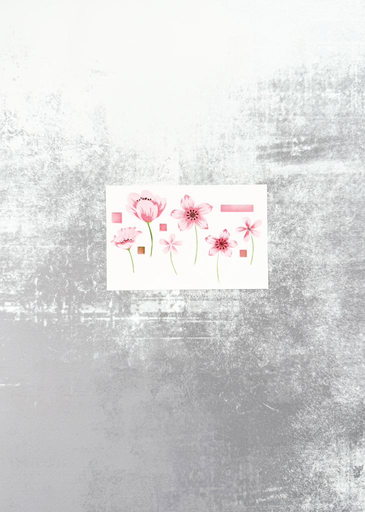 Wildflower Bits Layering Stencils