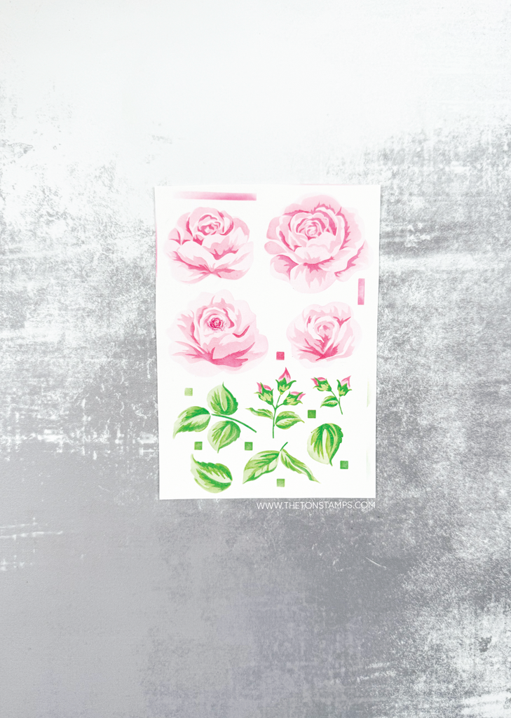 Rose Patch Layering Stencils