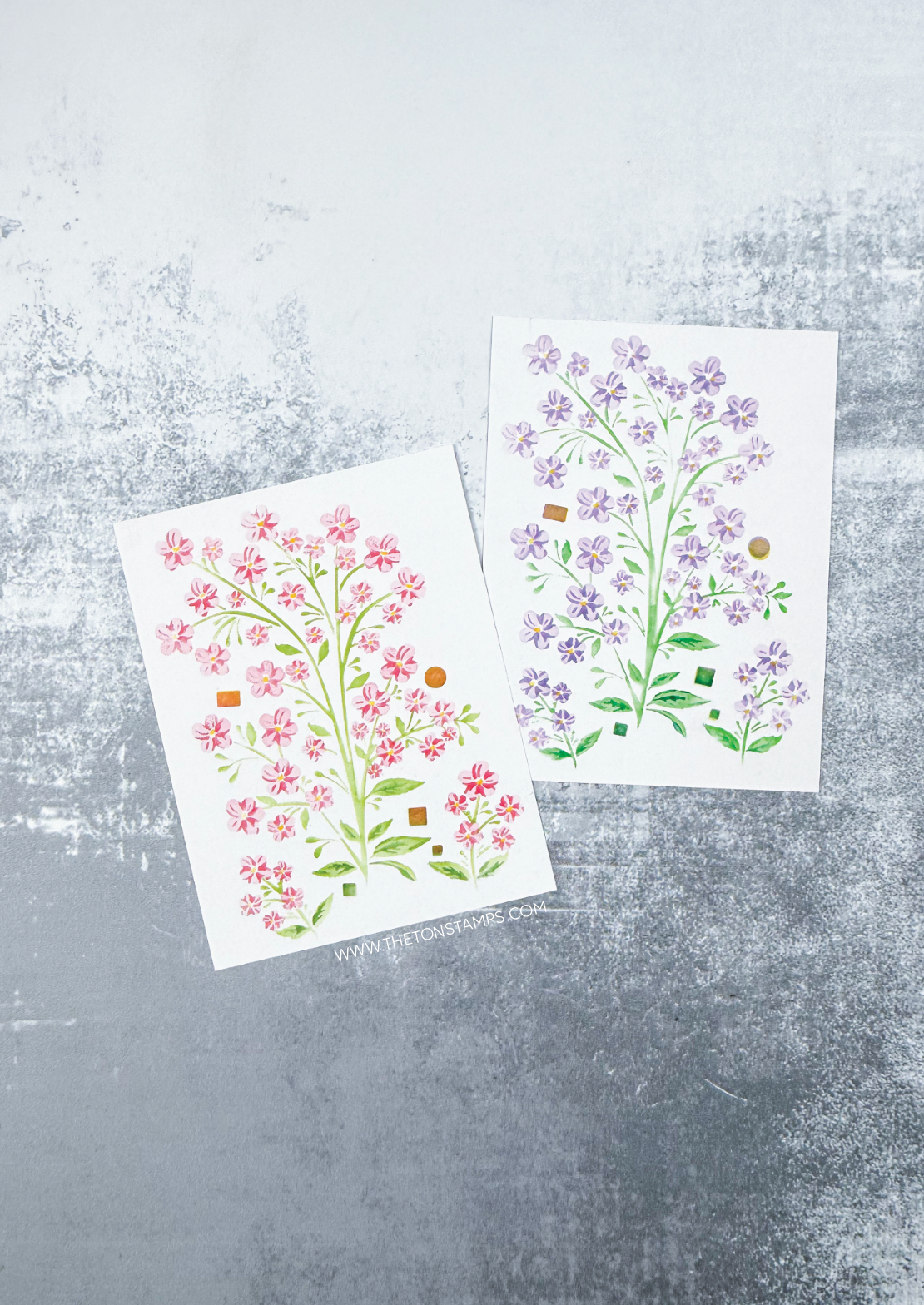 Blossom Branches Layering Stencils