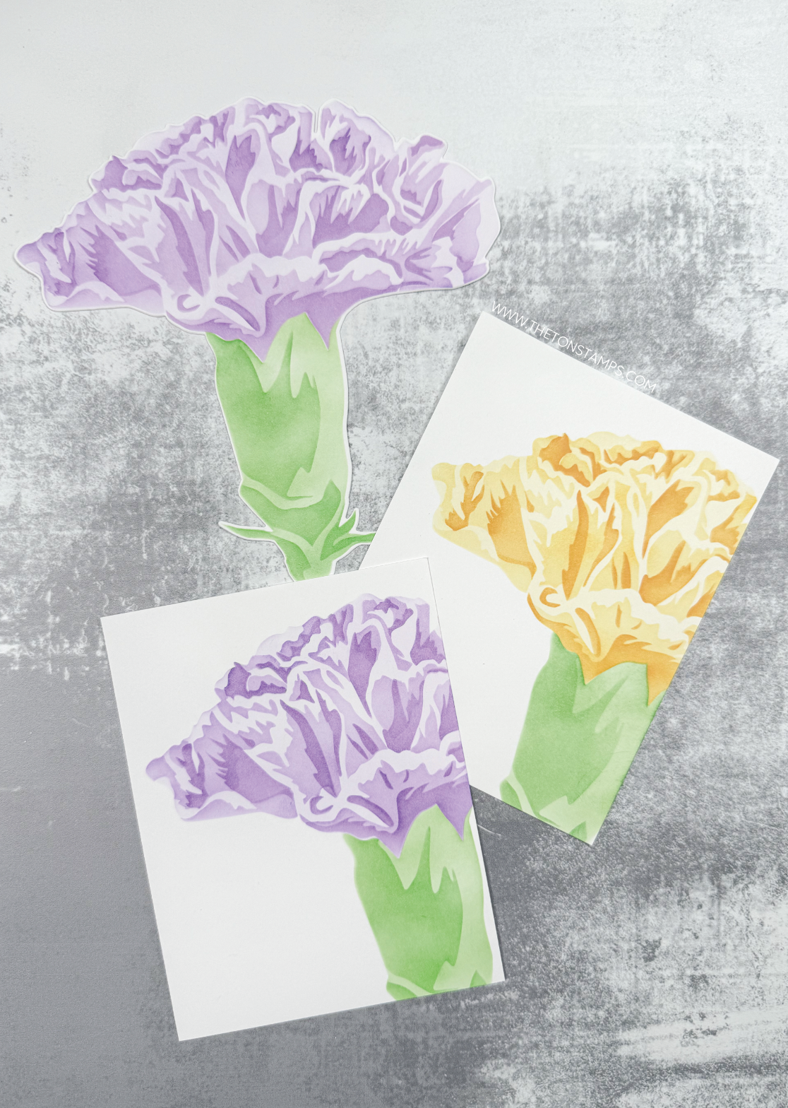 Mega Carnation Fan Layering Stencils