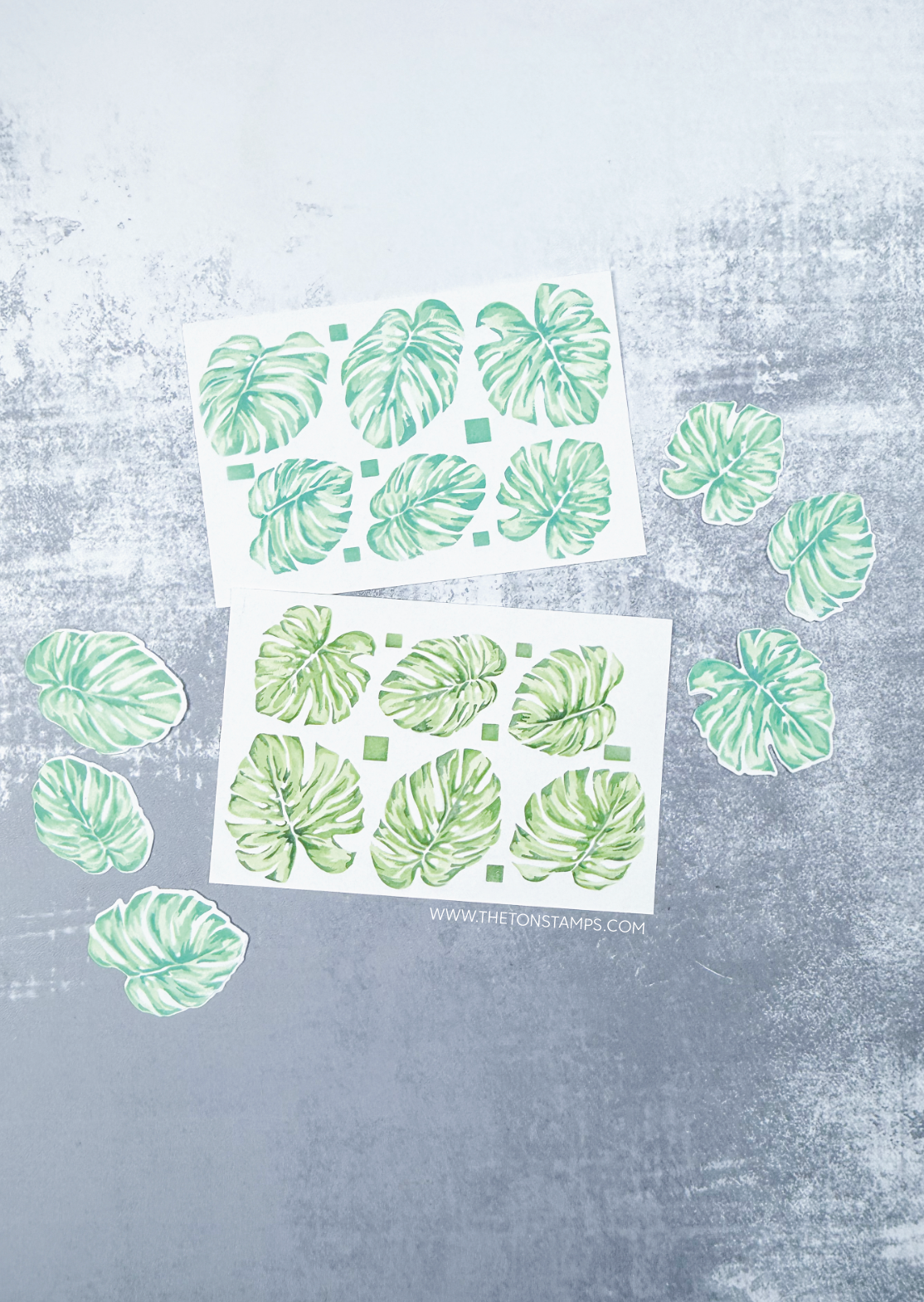 Multi Monsteras Layering Stencils