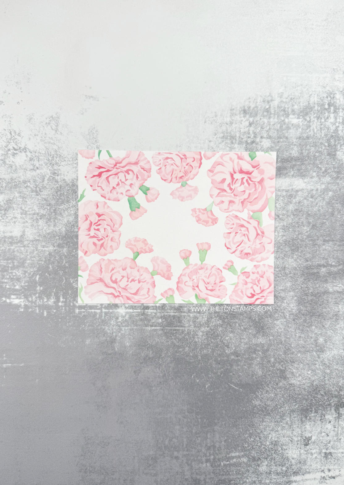Carnation Border Layering Stencils