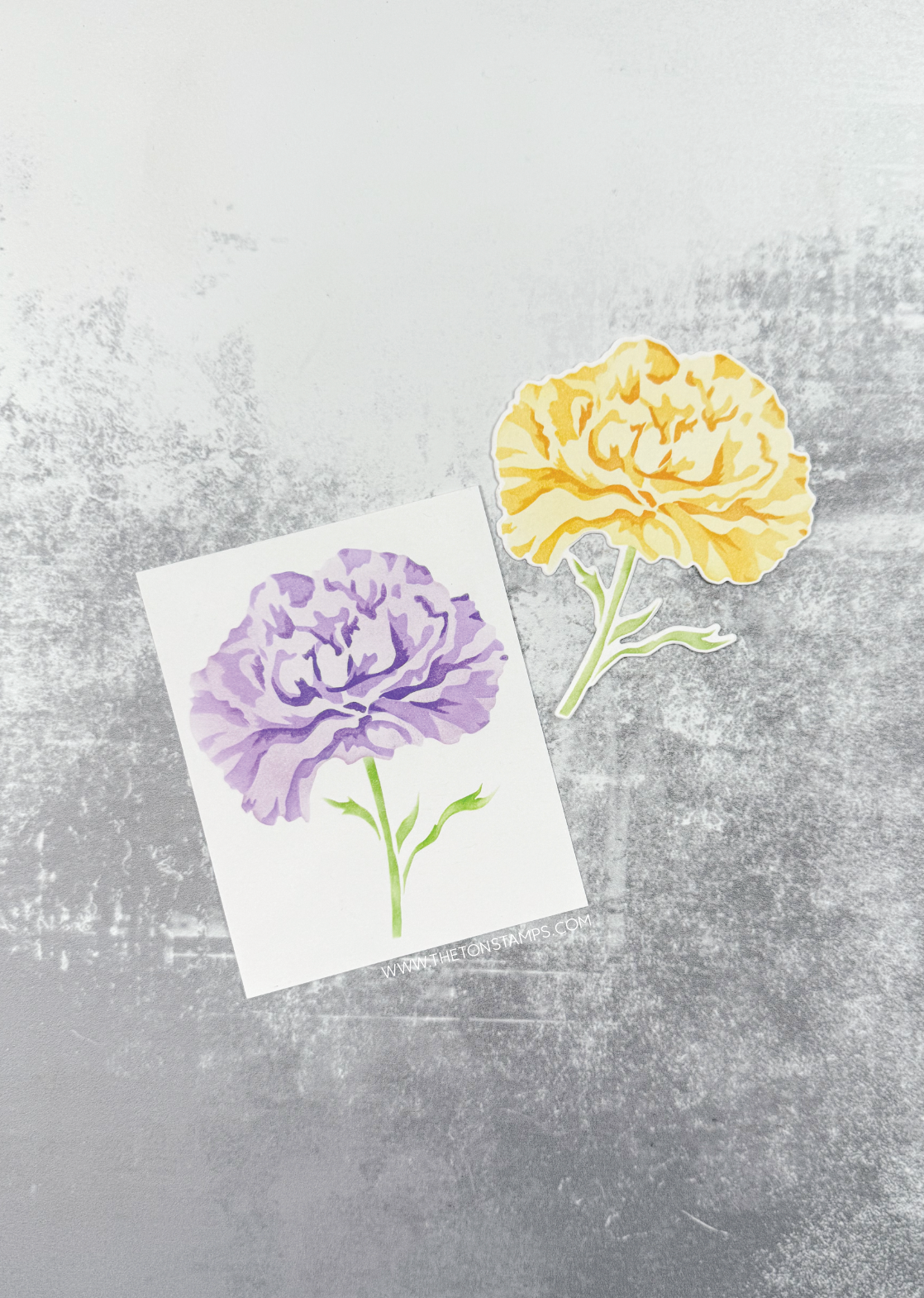 Carnation Stem Layering Stencils