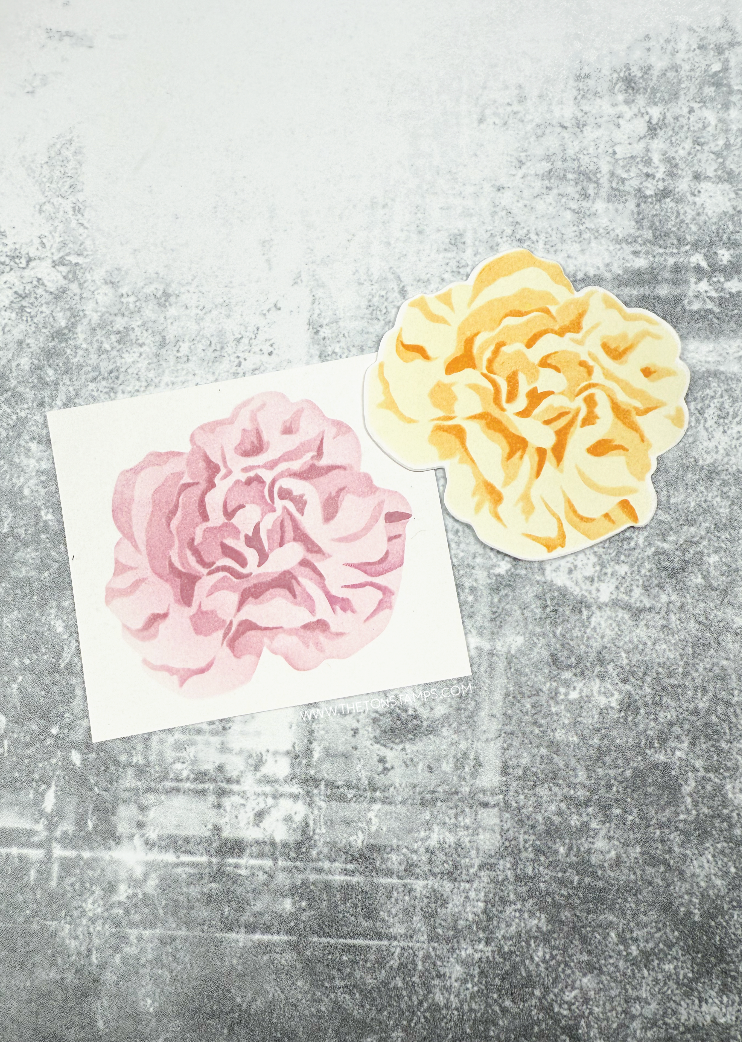 Carnation Mini Layering Stencils