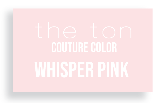 Couture Color - Whisper Pink Dye