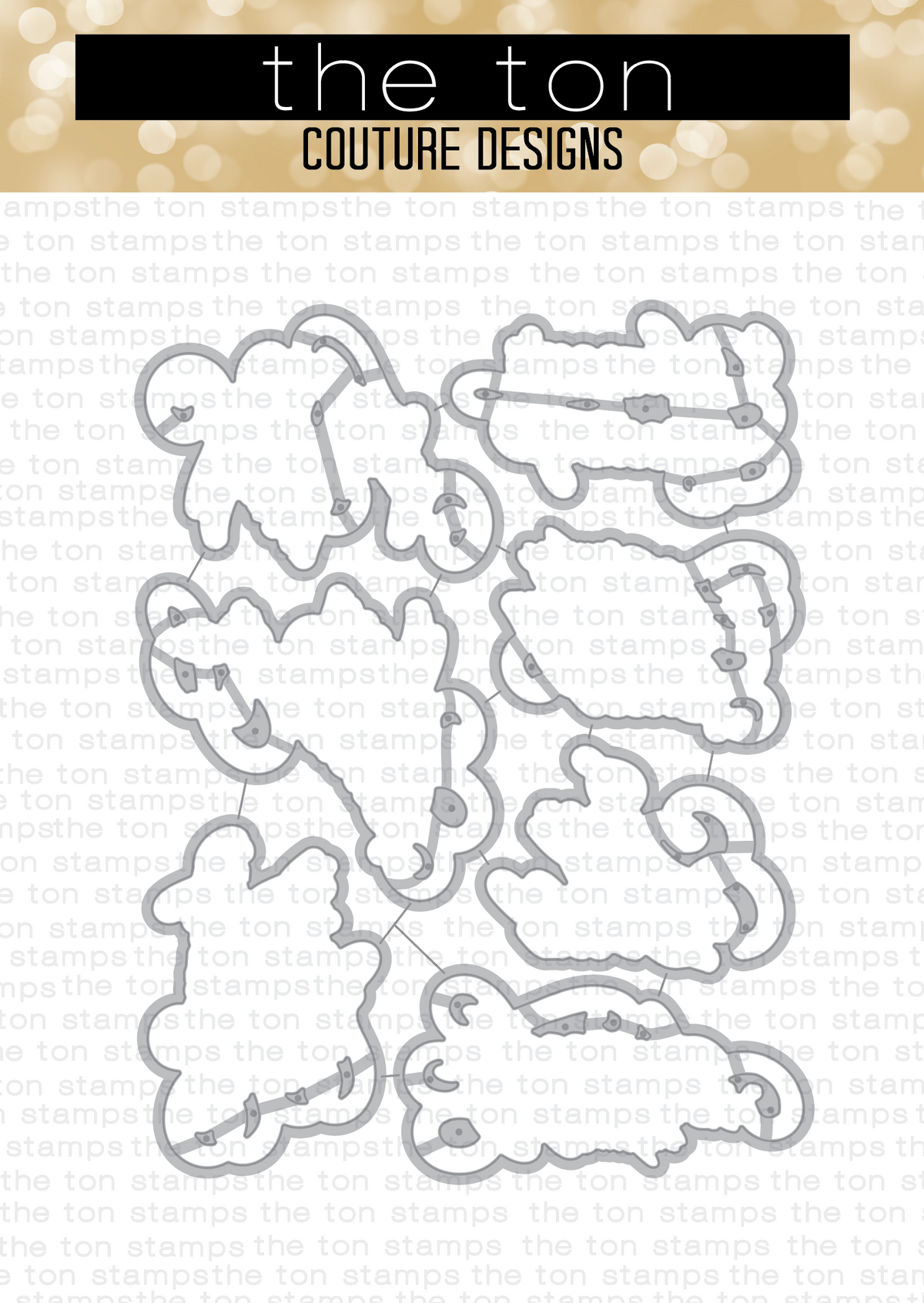 Merry Fancy Script Coordinating Dies