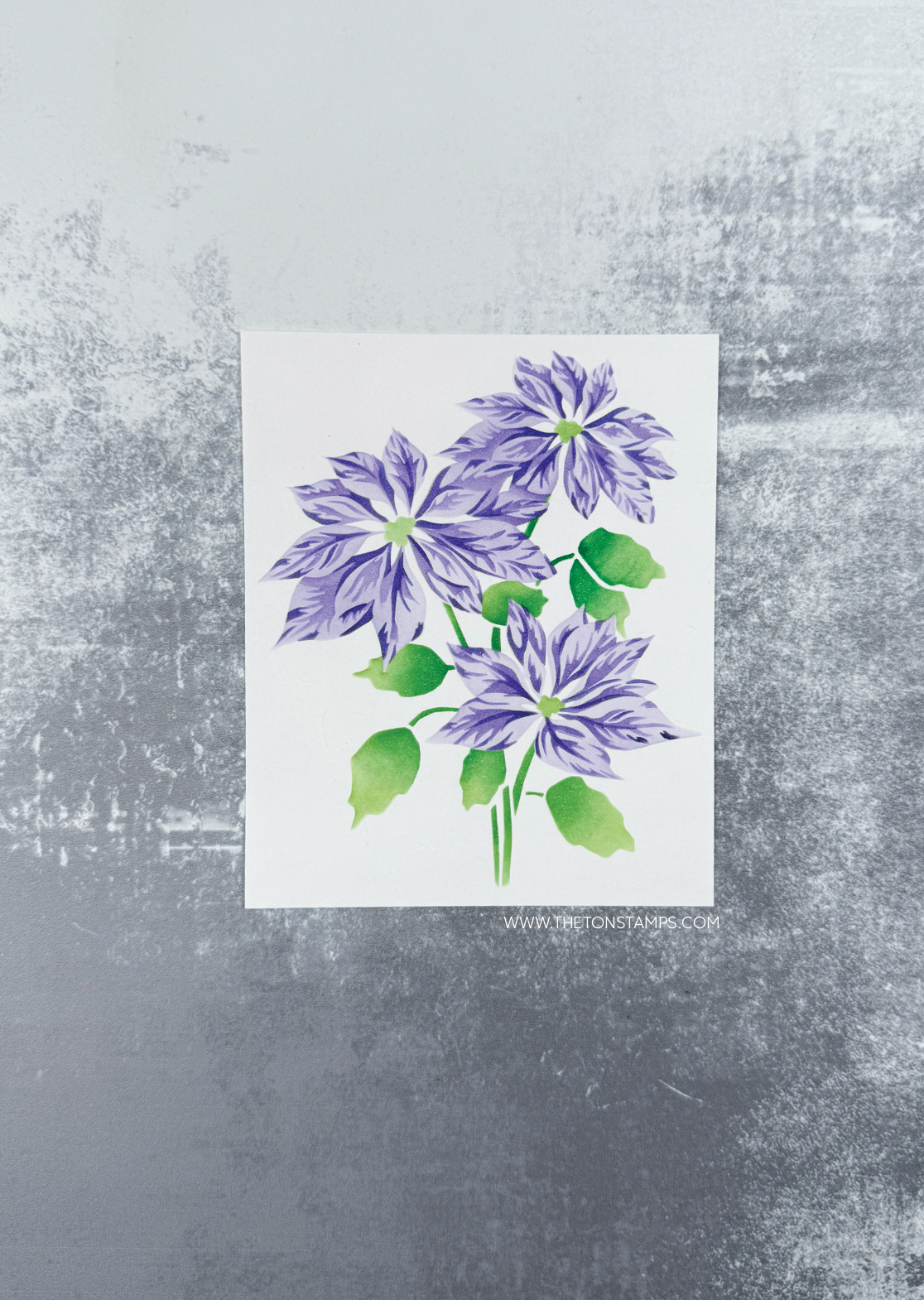 Climbing Poinsettias Layering Stencils