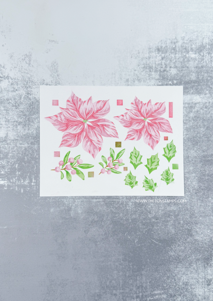 Poinsettia Wishes Layering Stencils