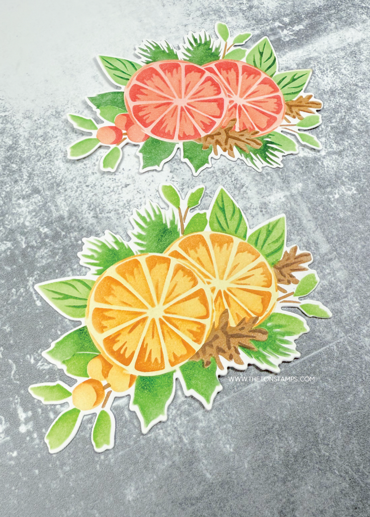 Holiday Citrus Layering Stencils