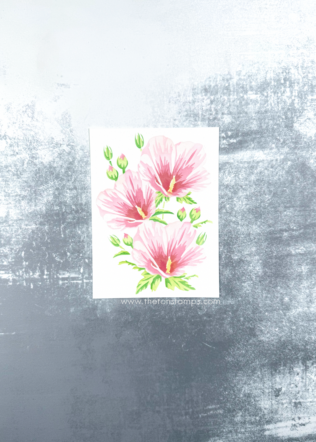 Climbing Rose of Sharon Layering Stencils