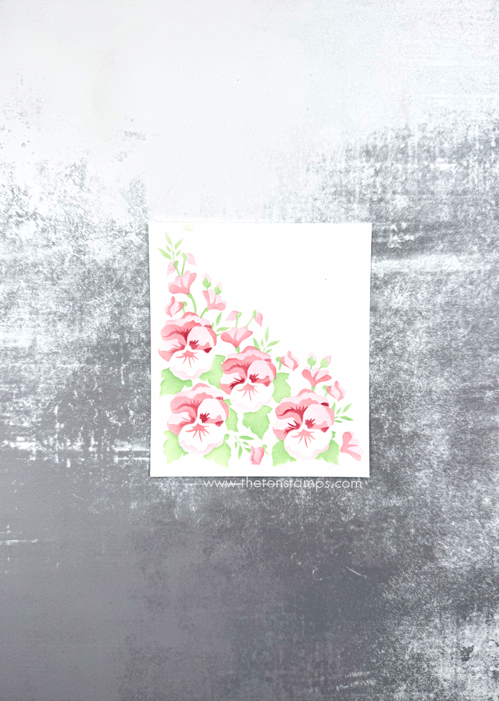 Profound Pansies Layering Stencils