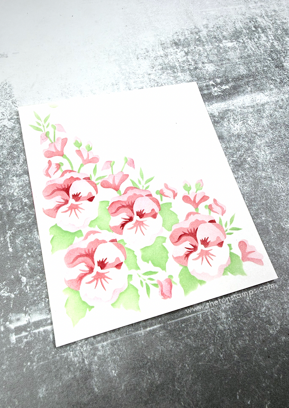 Profound Pansies Layering Stencils