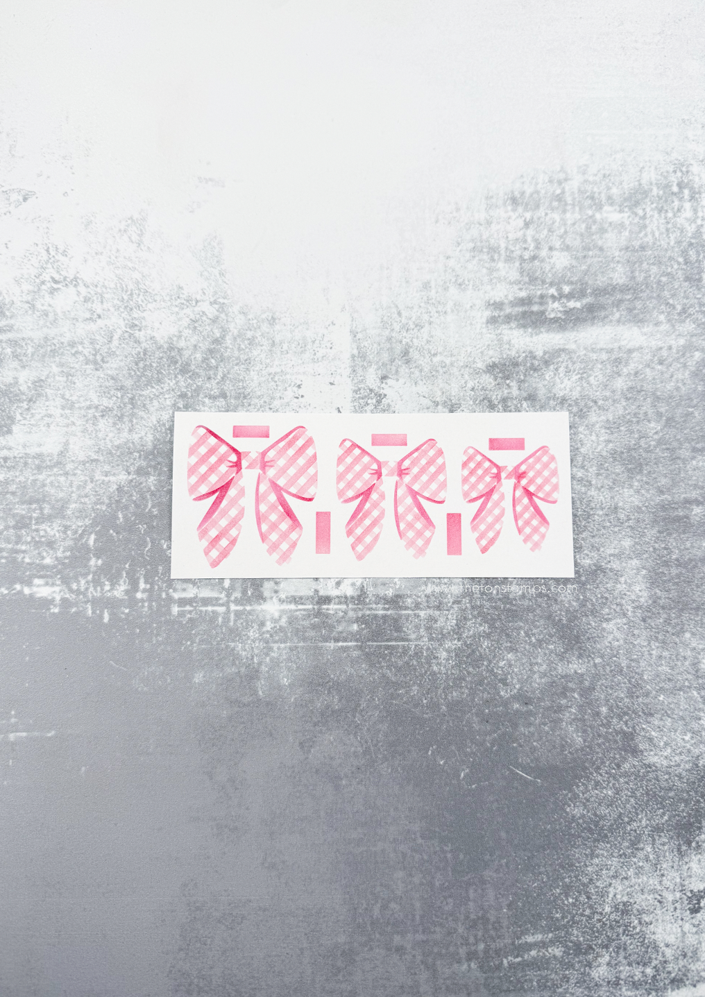 Plaid Bows Layering Stencils