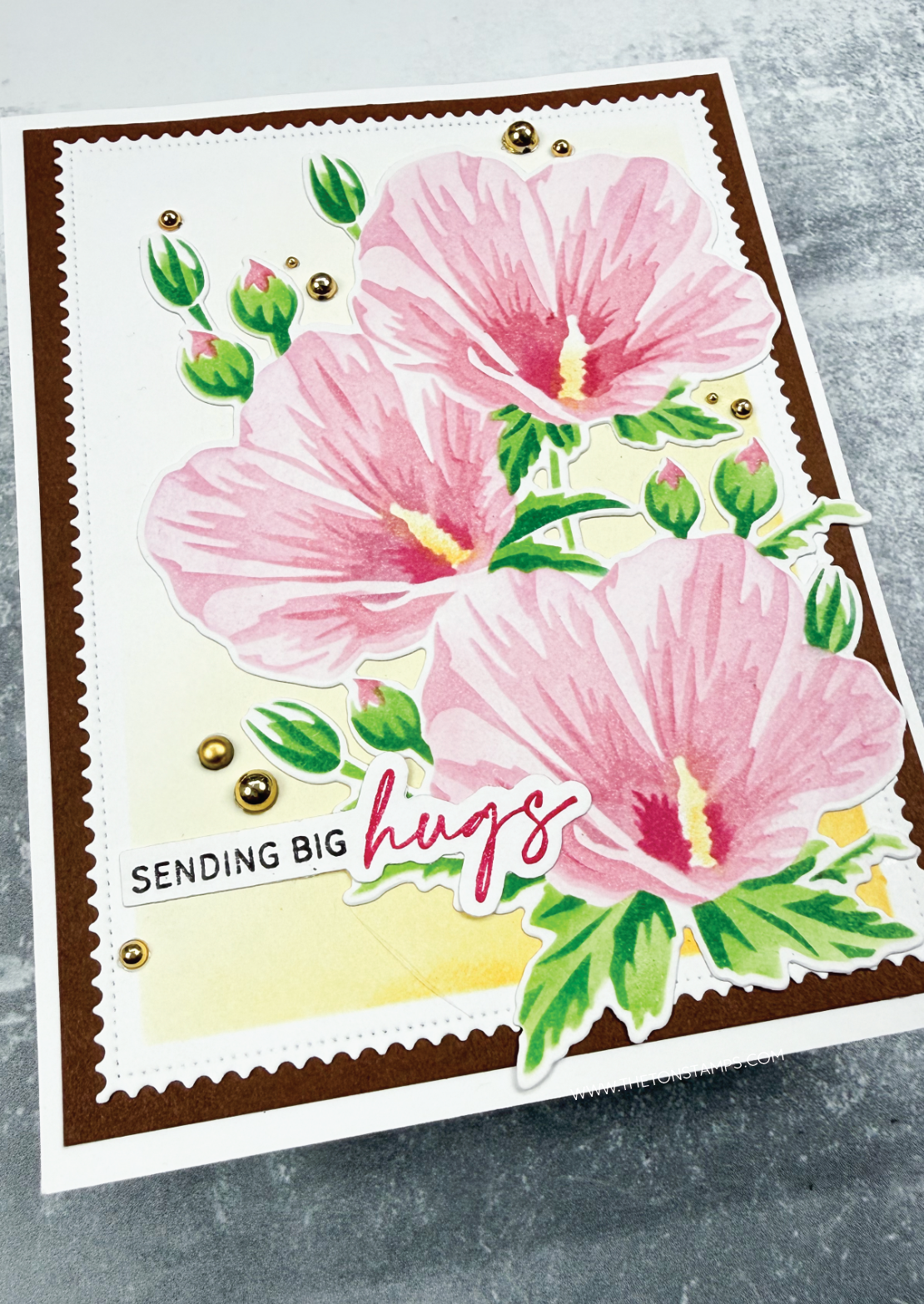 Climbing Rose of Sharon Layering Stencils