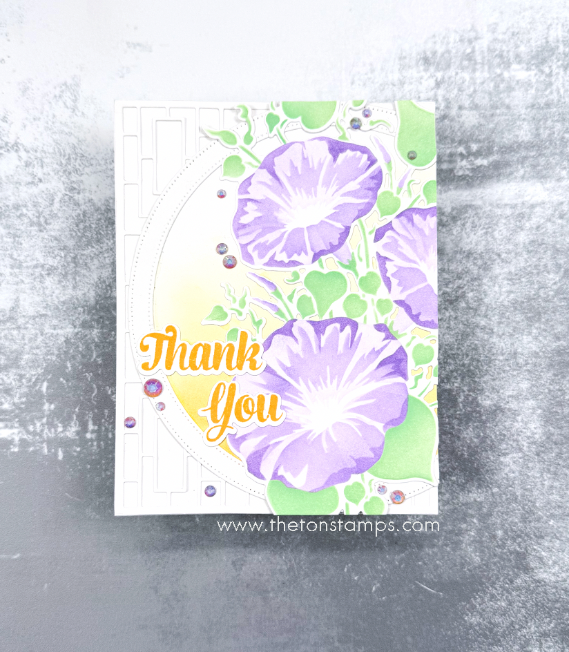 Climbing Morning Glories Layering Stencils