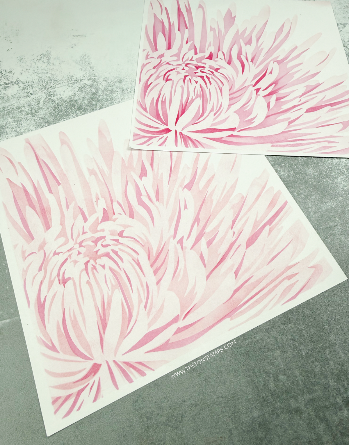 Mum Close Up Layering Stencils