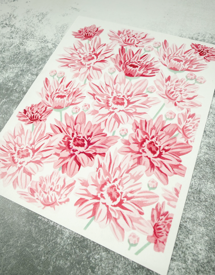 Mum Garden Layering Stencils