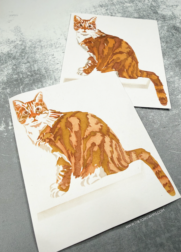 Seated Tabby Stencils