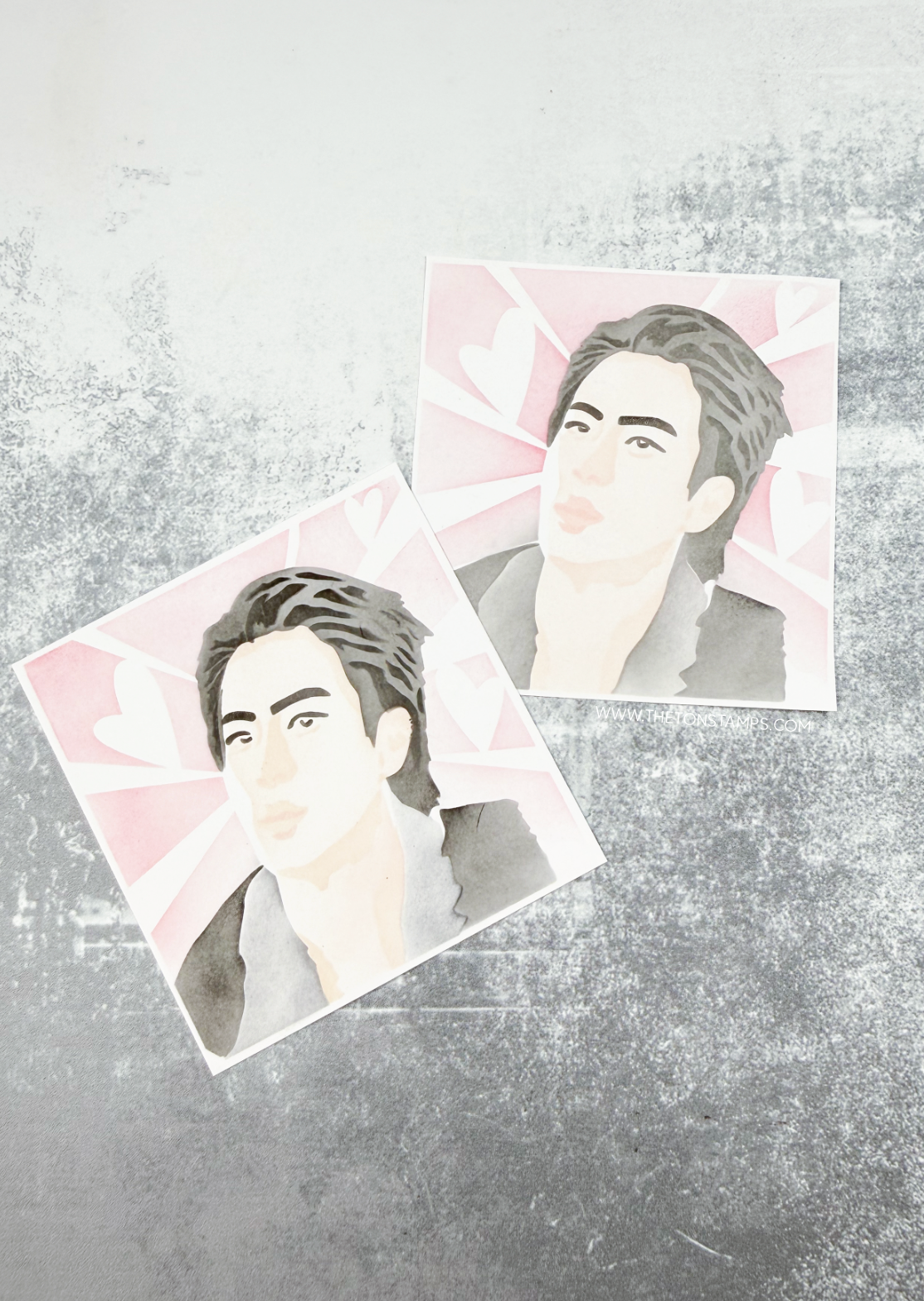 BTS Jin Stencils