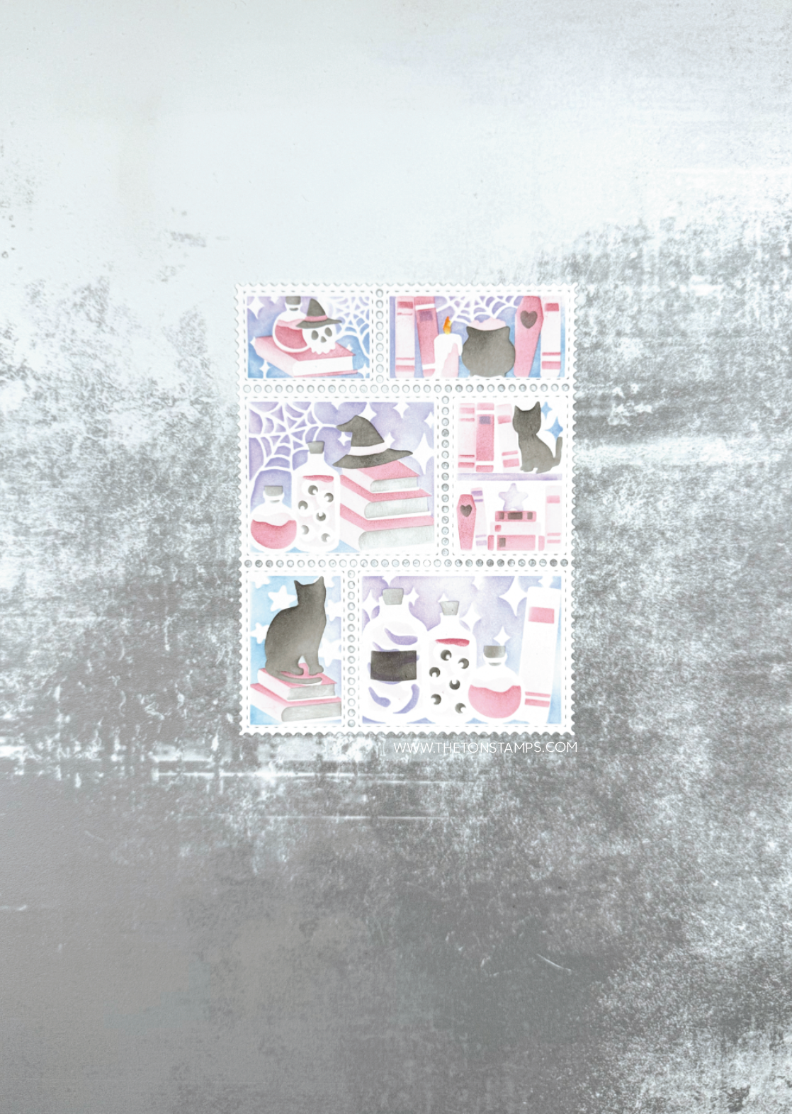 Postage: Spooky Nook Layering Stencils