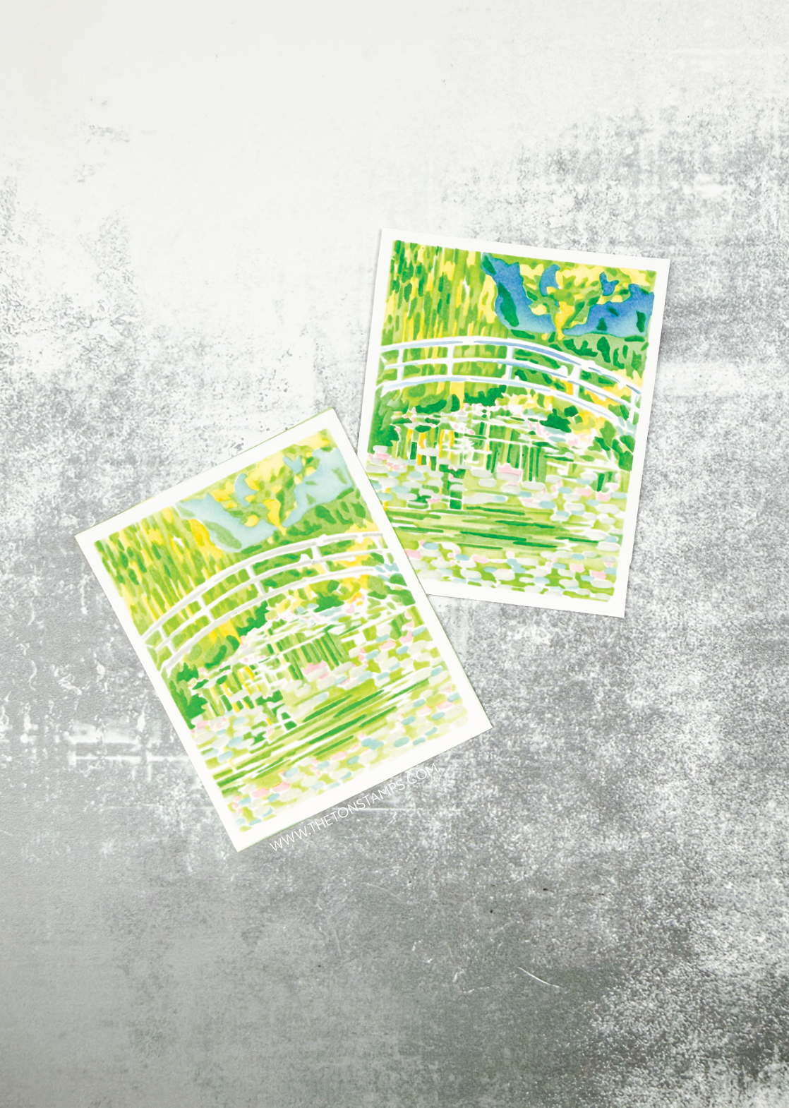Water Lilies Layering Stencils