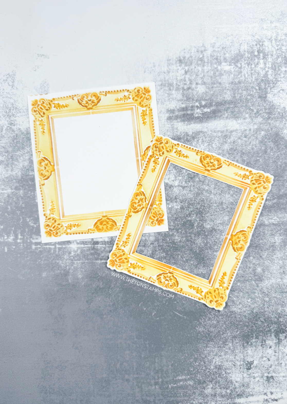 Baroque Frame Layering Stencils