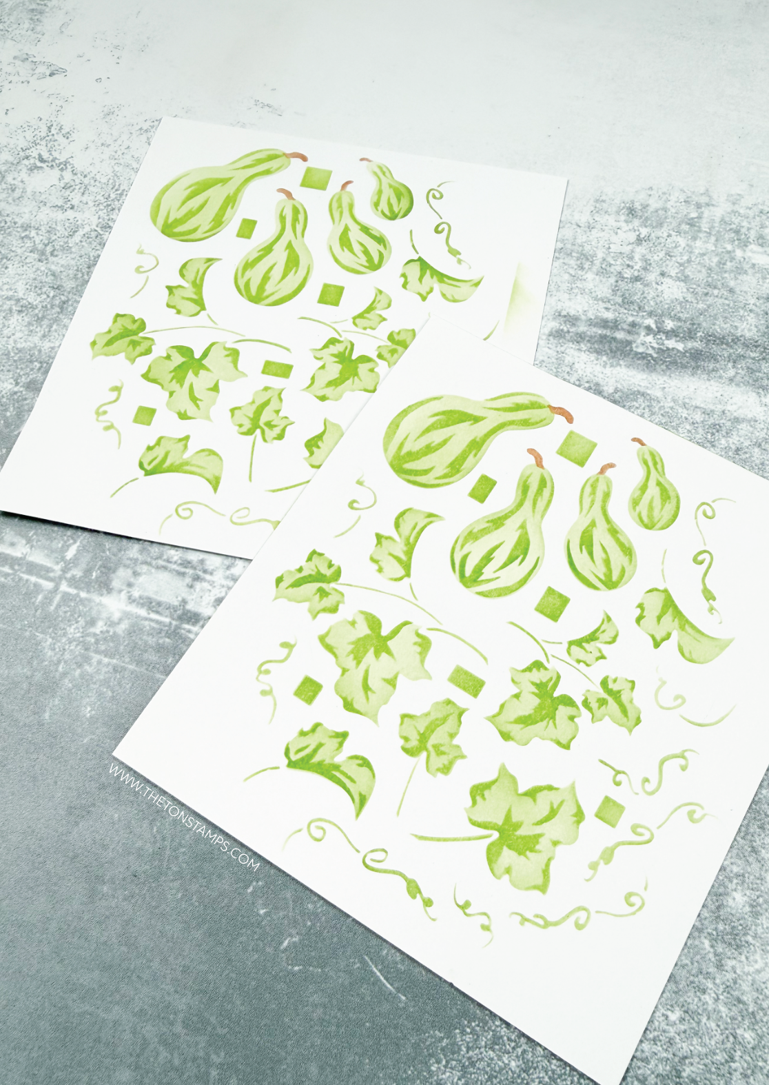 Thankful Gourds Layering Stencils