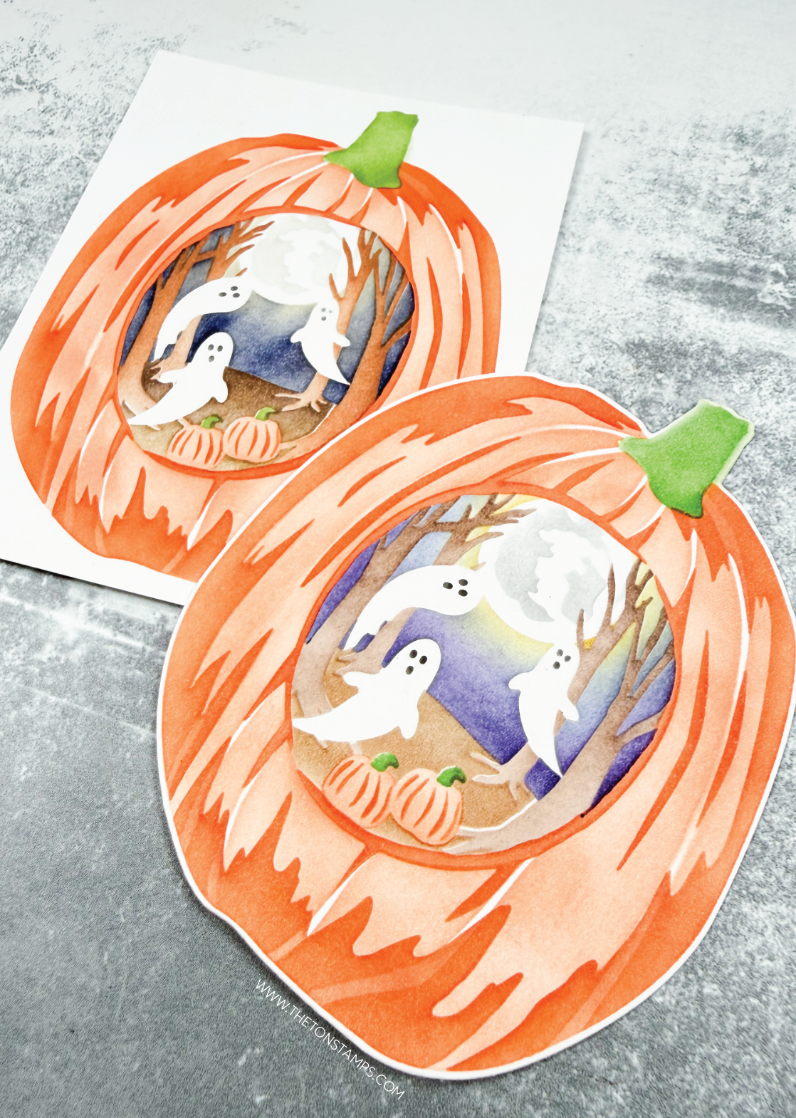 Pumpkin Ghosts Layering Stencils