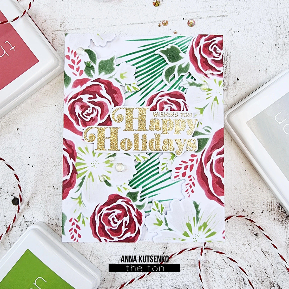 Rose Blossoms Layering Stencils