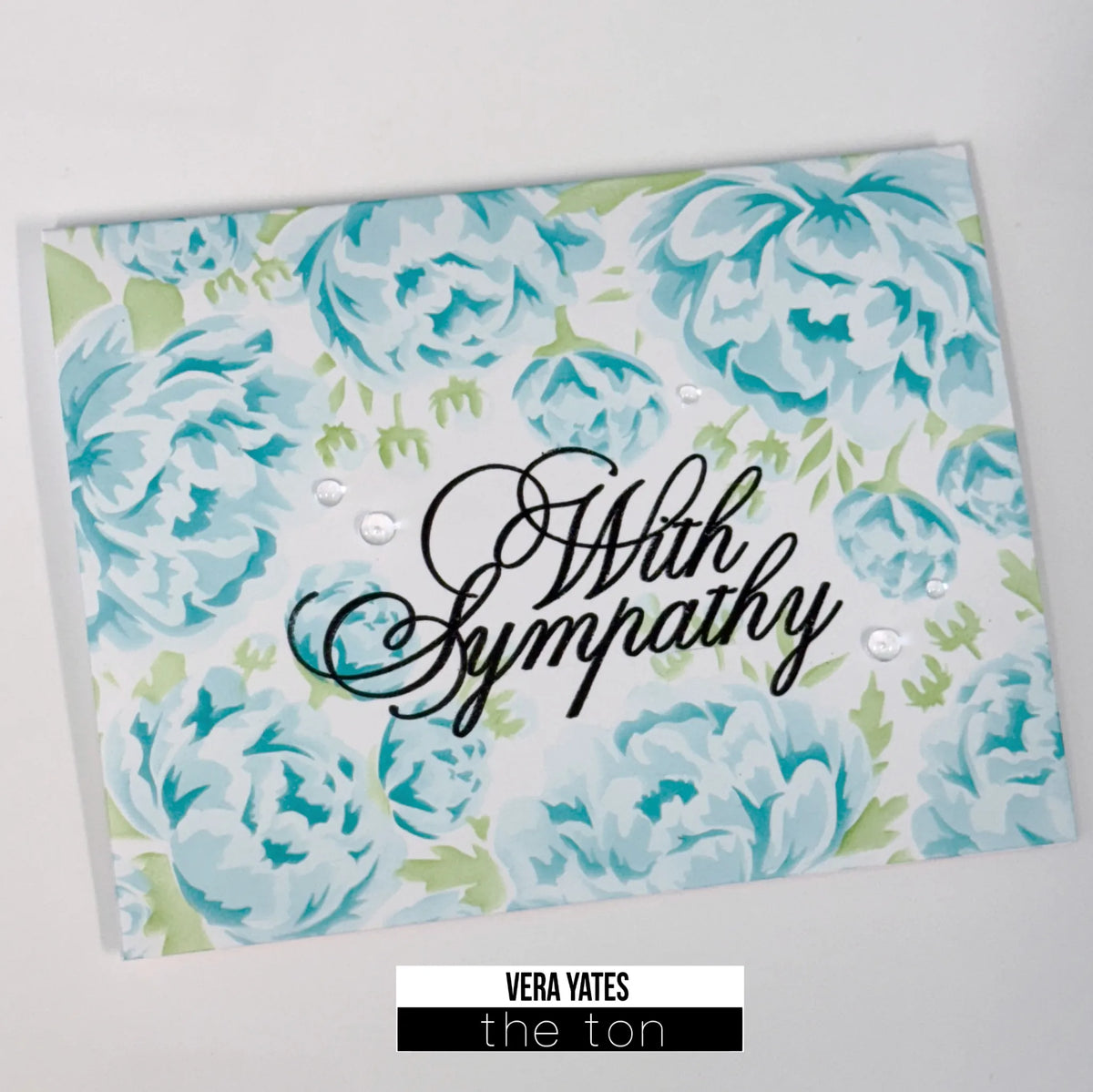 Peony Border Layering Stencils