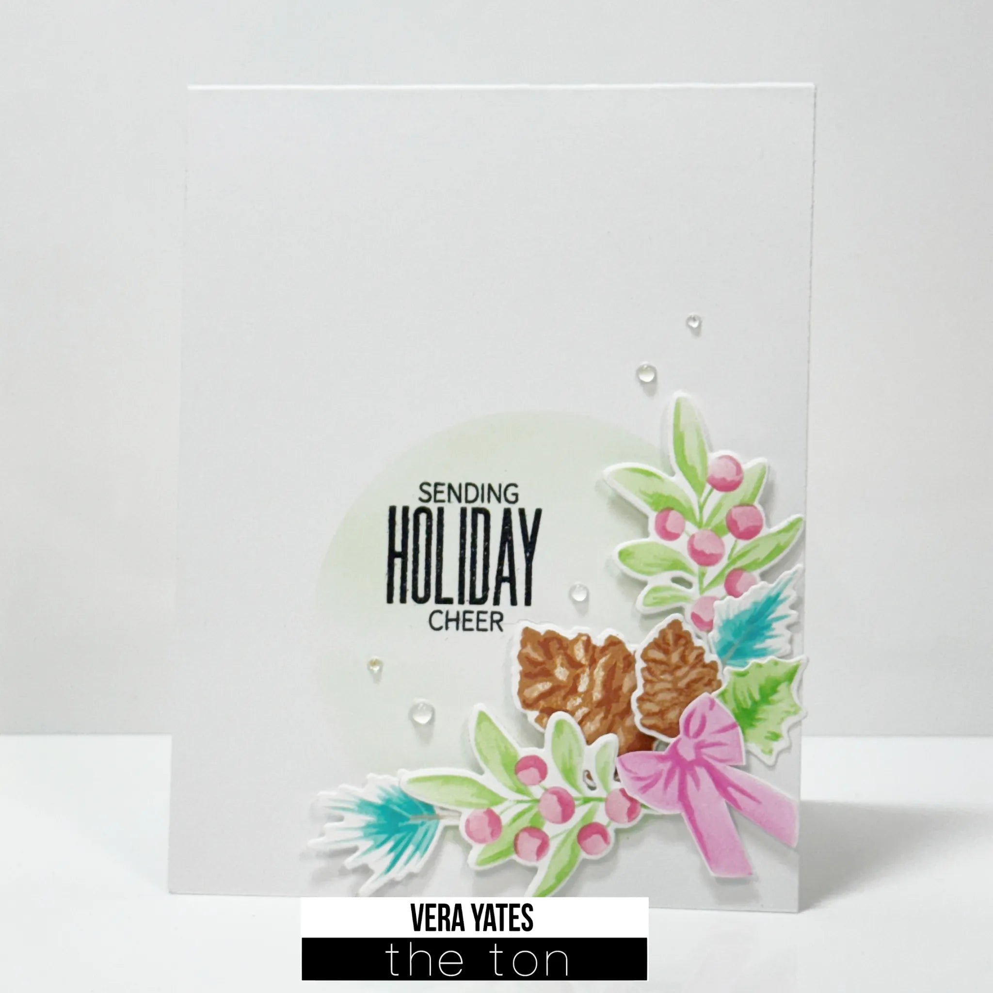 Christmas Bows Layering Stencils