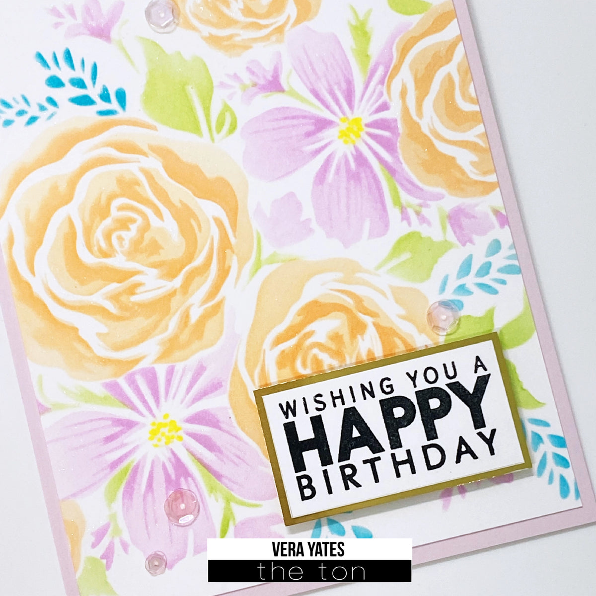 Rose Blossoms Layering Stencils